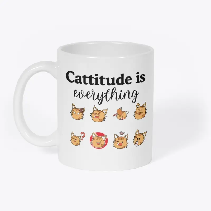 Cattitude is Everything Ceramic Mug 11oz