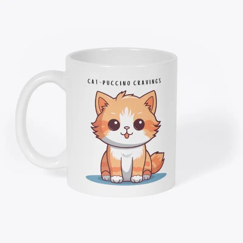 Cat-puccino Cravings Ceramic Mug 11oz