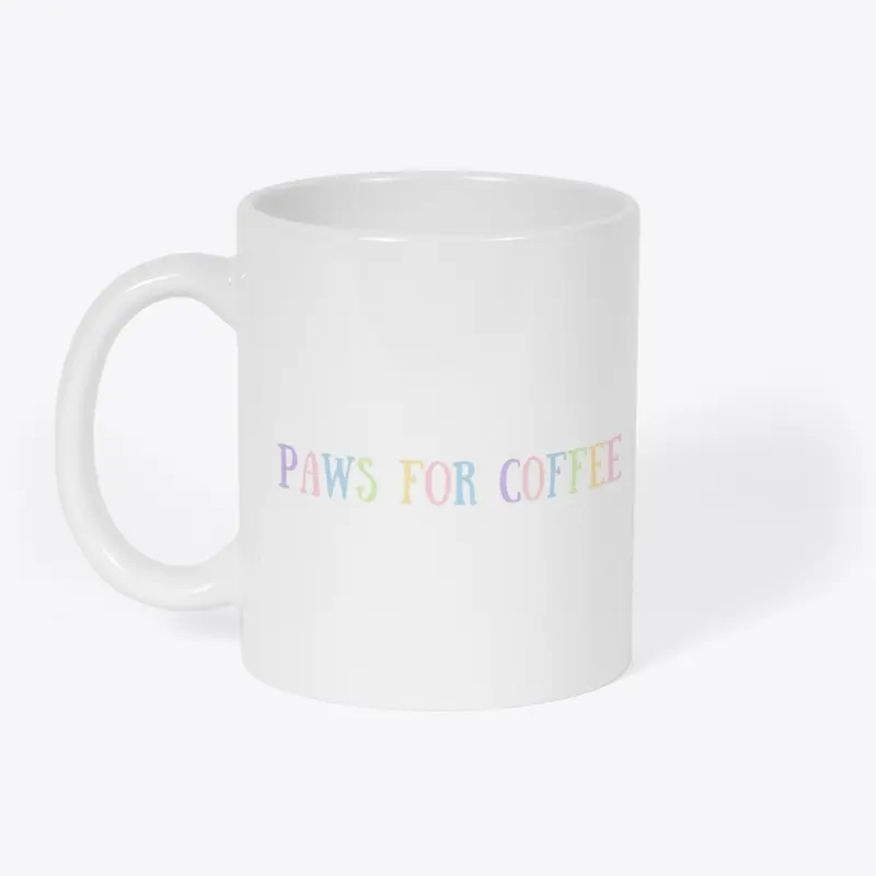 Paws For Coffee Ceramic Mug 11oz