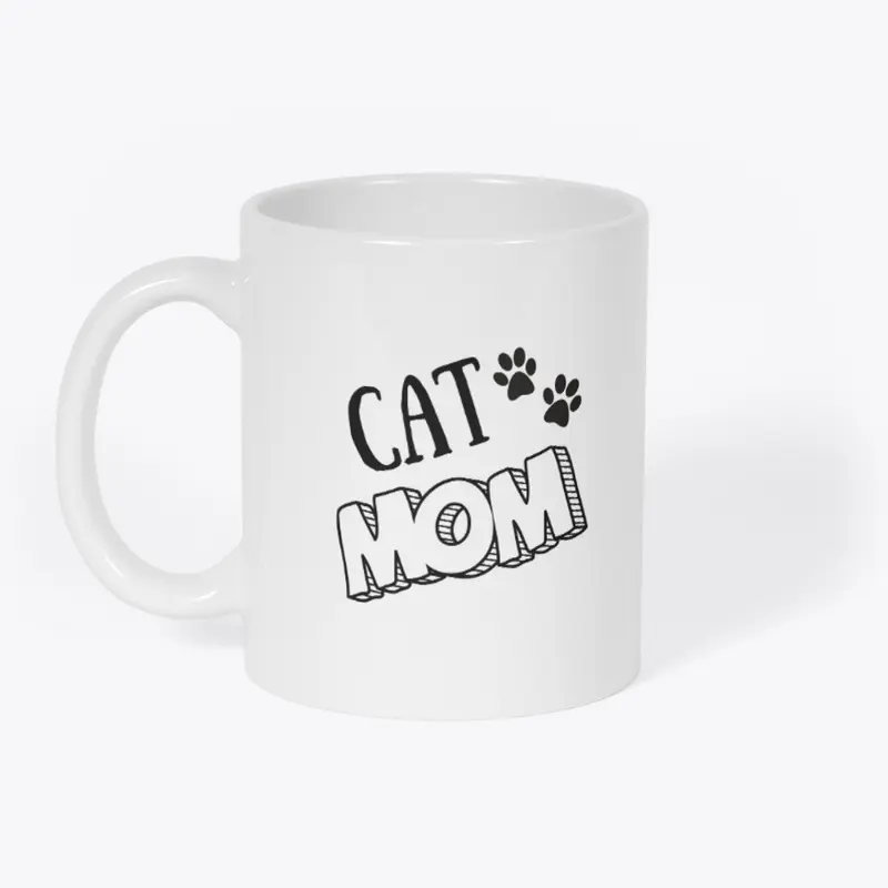 Cat Mom Ceramic Mug 11oz