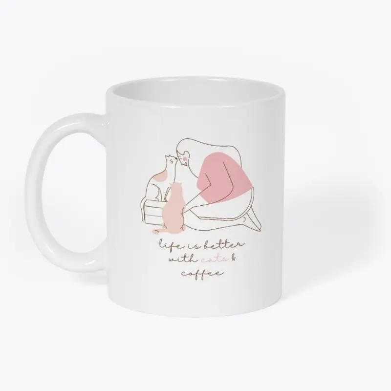 Life Is Better Ceramic Mug 11oz